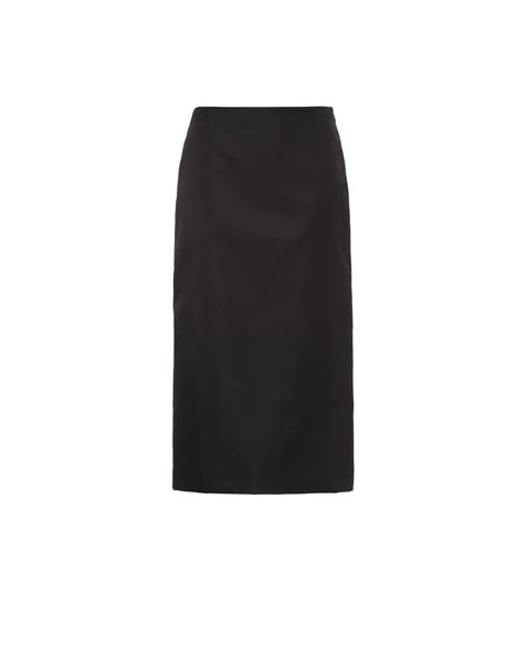 prada nylon pencil skirt.